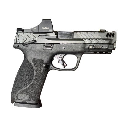 USED Smith & Wesson Performance Center M&P9 M2.0 Compact Carry Comp 9mm – Holosun Optic, Rail Light & Ported Slide - Image 3 of 4