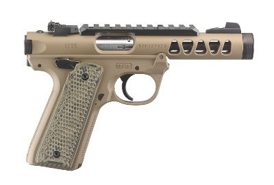 Ruger Mark IV 22/45 Lite 22 LR FDE Iron Valley Exclusive 43920 - Image 1 of 1