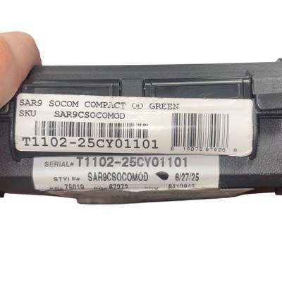 USED SAR9 SOCOM Compact 9mm OD Green Optic Ready Threaded Barrel - Image 7 of 7