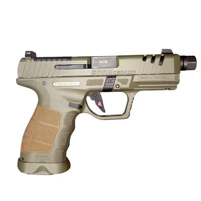 USED SAR9 SOCOM Compact 9mm OD Green Optic Ready Threaded Barrel - Image 3 of 7