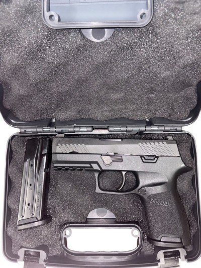 USED SIG Sauer P320 Compact 9mm – Nitron Finish, Contrast Sights, Modular Grip - Image 1 of 8