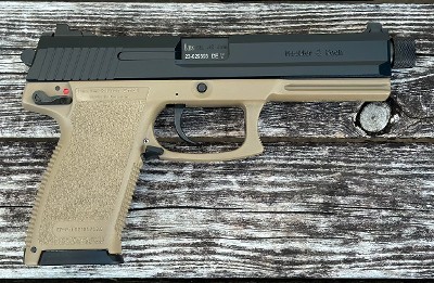 HK Heckler & Koch Mark 23 45 ACP FDE Threaded Barrel 12 Round Capacity 81000868 - Image 1 of 5