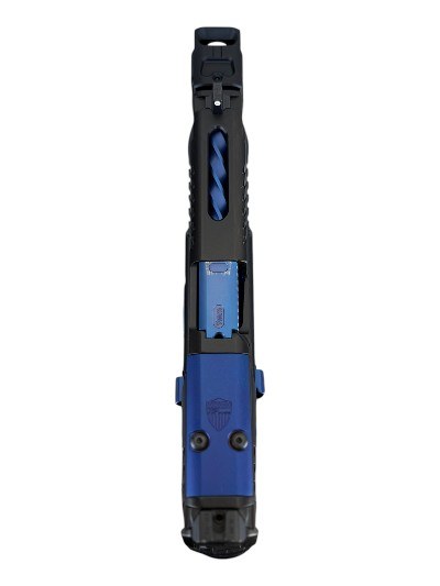 Pre Owned Smith & Wesson M&P9 2.0 Metal HD Spec V 9mm Performance Center Blue Comped 14284 - Image 3 of 5