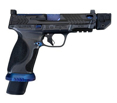 Pre Owned Smith & Wesson M&P9 2.0 Metal HD Spec V 9mm Performance Center Blue Comped 14284 - Image 1 of 5