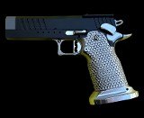 Masterpiece Arms DS9 Hybrid Limited LOC V2 9mm Black & Silver 2011 Optics Ready S2 Grip DS9LIMITED-LOCV2 - Image 1 of 2