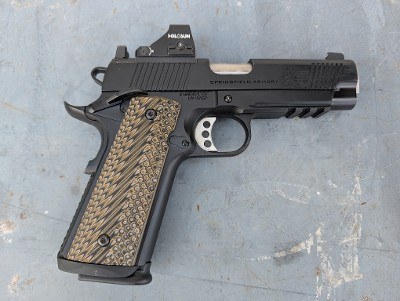 Springfield Armory 1911 LW Operator 45 ACP AOS Holosun 507K Green, 2 Chip McCormick RPM Mags - Image 2 of 2