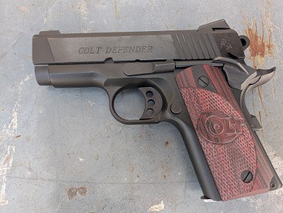 Colt LW Defender 1911 9mm 9+1 4 Mags Front Night Sight - Image 3 of 3