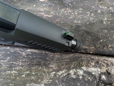 Used Custom Sig Sauer P320 Carry 9mm 17+1 1/2x28 Threaded Barrel Supp. Height NS - Image 3 of 4