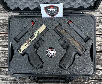 HK Heckler & Koch VP9 75th Anniversary Set Flecktarn & Tropentarn 9mm 1 of 1000 - Image 1 of 4