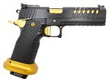 Masterpiece Arms DS9 Hybrid 9mm Black & Gold 2011 Optics Ready A2 Grip DS9HYB-BLK-G - Image 1 of 1
