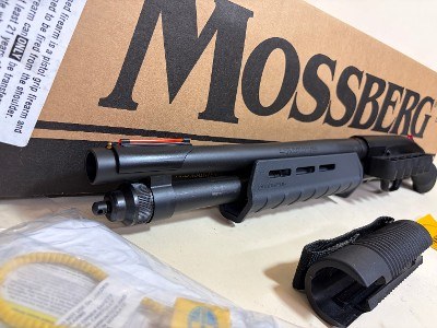 Mossberg 590 Shockwave 12 Ga M-LOK Forend, Shell Holder & Red Safety - Image 1 of 7