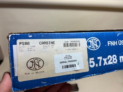 FN PS90 Carbine Gen 2 – 5.7x28mm, Black, 16