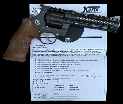 Nighthawk Korth NXS 357 Mag 8 Shot 6