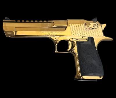 Factory Blem Magnum Research Desert Eagle MK XIX 50 AE Titanium Gold DE50TG - Image 2 of 2