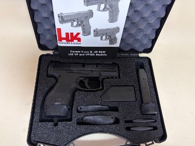 Heckler & Koch VP9SK-B 9mm Subcompact Pistol – Push-Button Mag Release, Case, 10rd & 13rd Magazines - Image 1 of 8