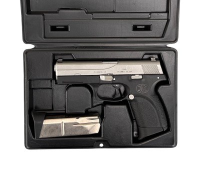 Used FN Forty-Nine 40 S&W Stainless Steel W/ Original Box & Extra Mag 10 Round Capacity - Image 3 of 3