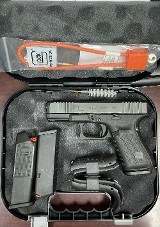 USED Glock 19 Gen 5 9mm Compact Pistol – PA195S203, 3 Magazines, Excellent Preowned - Image 1 of 3