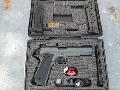 Pre-owned Tisas Nightstalker 1911 9mm Comp 4 Mags Optics Ready - Image 1 of 4