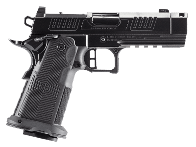 Alpha Foxtrot AF1911 Romulus 9mm Polished DLC Comped 3.5