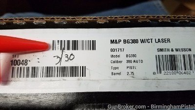 Smith & Wesson Bodyguard 380 ACP 6+1 2.75
