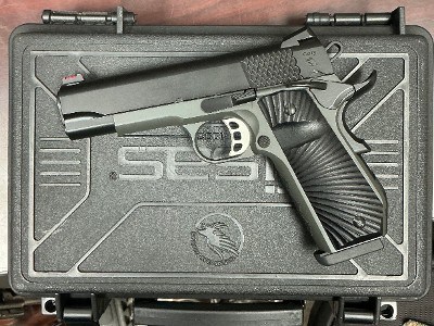 USED Tisas 1911 Carry B9BA Stingray 9mm – Two-Tone, Used w/ 2 Magazines & Hard Case - Image 2 of 5