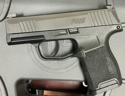 SIG Sauer P365 9mm – Used Micro-Compact w/ 3 Magazines, Manual & Hard Case - Image 2 of 3