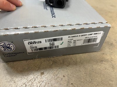 Smith & Wesson Performance Center M&P Shield X Carry Comp 9mm – 3.6
