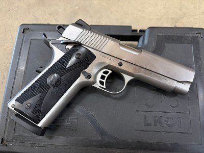 USED LKCI / Tisas Regent CC45 Stainless 1911 .45 ACP – Commander-Size, Stainless Finish, Hard Case - Image 6 of 7