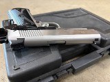 USED LKCI / Tisas Regent CC45 Stainless 1911 .45 ACP – Commander-Size, Stainless Finish, Hard Case - Image 5 of 7