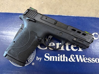 USED Smith & Wesson Performance Center M&P9 Shield EZ 9mm Black – Ported Barrel, Thumb Safety - Image 6 of 7
