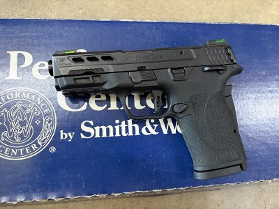 USED Smith & Wesson Performance Center M&P9 Shield EZ 9mm Black – Ported Barrel, Thumb Safety - Image 2 of 7