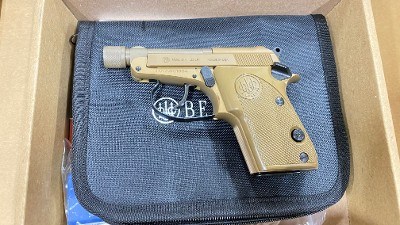 Beretta 21A Bobcat FDE 22 LR Threaded Barrel 7 Round Capacity J212126 - Image 2 of 2
