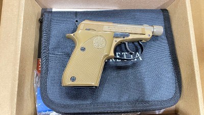 Beretta 21A Bobcat FDE 22 LR Threaded Barrel 7 Round Capacity J212126 - Image 1 of 2