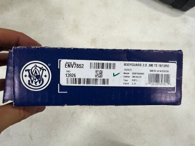 USED Smith & Wesson Bodyguard 2.0 – .380 Auto, Thumb Safety, 2.75