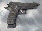 Pre-Owned Sig Sauer P226 TACOPS Threaded 9mm Upgraded Flat Trigger G10 Grips TruGlo Fiber Optic Front (4) 20-Round Mags - Image 3 of 3