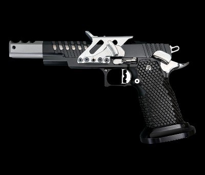 Masterpiece Arms DS9 Comp Open 9mm Black & Silver 2011 Optics Ready S3 Grip MPAOPENGUN - Image 2 of 2