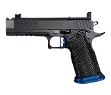 Masterpiece Arms DS9 IDPA-V2 9mm A3 Grip Comped Barrel Black & Blue Trijicon Optics Plate 2011 - Image 2 of 2