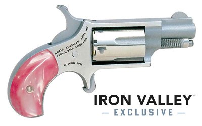 North American Arms Mini-Revolver 22 LR Pink Pearl Grip 5- Shot NAA-22LR-GP-P - Image 1 of 1