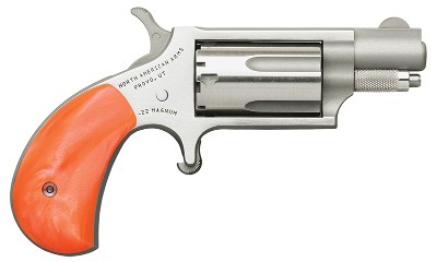 North American Arms Mini-Revolver 22 Mag Orange Pearl Grip 5- Shot NAA-22MS-GP-O - Image 1 of 1