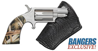 North American Arms Mini-Revolver 22 Mag Gator Skin NAA-22MS-GHI-Bl - Image 1 of 1