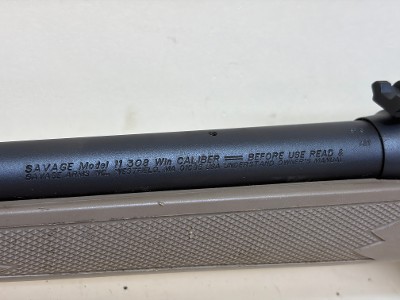 USED Savage Model 11 Scout .308 Winchester Bolt-Action Rifle – Muzzle Brake, Adjustable Cheek Riser, Optics Rail - Image 6 of 6