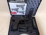 USED Heckler & Koch VP9SK 9mm Subcompact – Night Sights, Three Magazines, Factory Case - Image 1 of 8