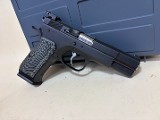 USED EAA Tanfoglio Witness 10mm Auto Competition Pistol – Made in Italy, Adjustable Sights, Extra Wood Grips - Image 6 of 7