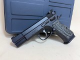 USED EAA Tanfoglio Witness 10mm Auto Competition Pistol – Made in Italy, Adjustable Sights, Extra Wood Grips - Image 1 of 7