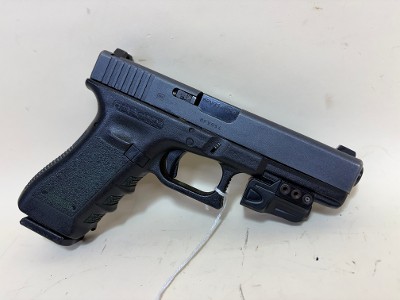 USED Glock 31 Gen3 .357 SIG Pistol – Night Sights, Rail-Mounted Laser, One Magazine - Image 6 of 6