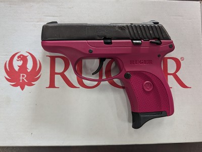 Ruger LC9 9mm Compact Pistol Raspberry Pink Frame (1) Mag Box - Image 2 of 2
