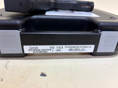 USED Glock 43X MOS Rail 9mm – Excellent Condition with Factory Case - Image 7 of 7