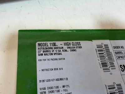 USED Remington Model 1100 Sam Walton Special High Gloss 12 Gauge 23