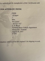 Colt Super 38 pre war Cop gun - 8 of 9