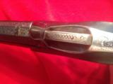 Antique Flobert Parlor Pistol Engraved Mariette with Silver Inlay - 3 of 11